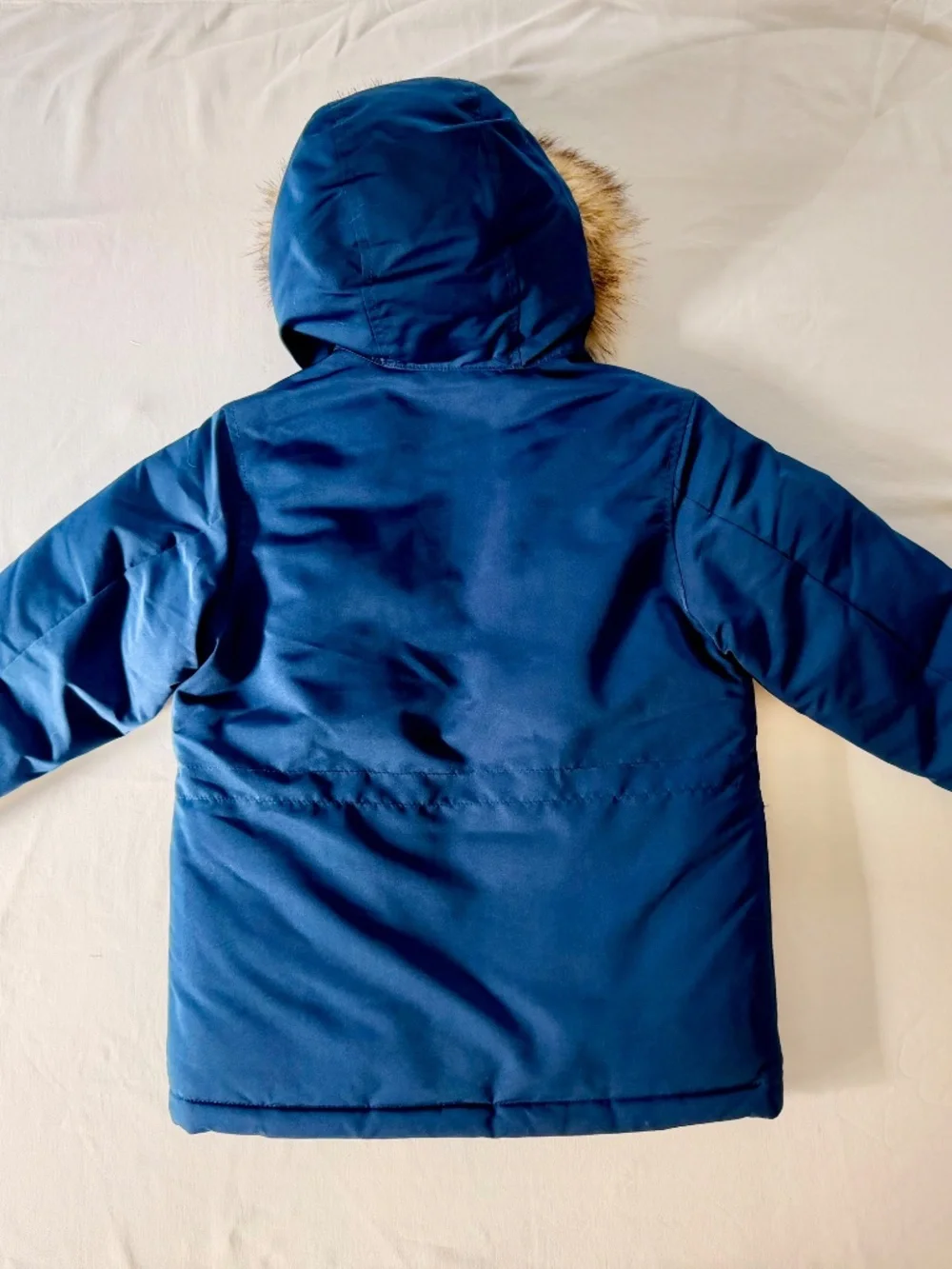 Gap Kids ColdControl Max PrimaLoft Parka, navy blue, kids size Medium (10)